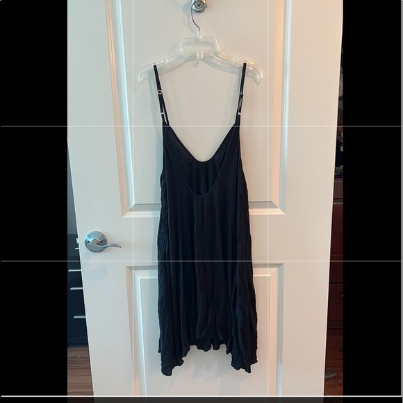 Elan Cover-Up Slip Sleeveless Scoop Neck Mini Dress Black Size L - Picture 6 of 15